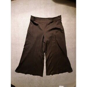 Thalian Gray wide leg Dress Pants Size 12 womens Black